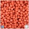 BeadTin Coral Opaque 6mm Faceted Round Plastic Craft Beads (600pcs)